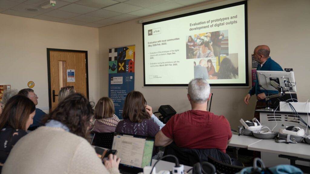 REVIVE consortium meeting — prototype evaluation session