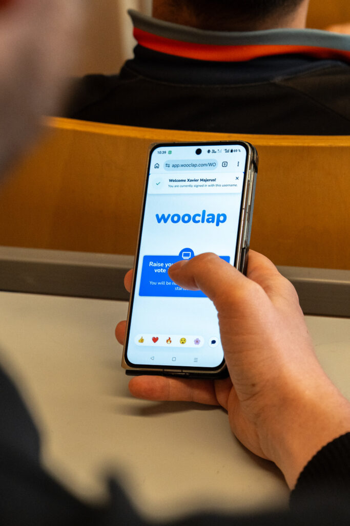 Wooclap — product-in-use photography, Brussels